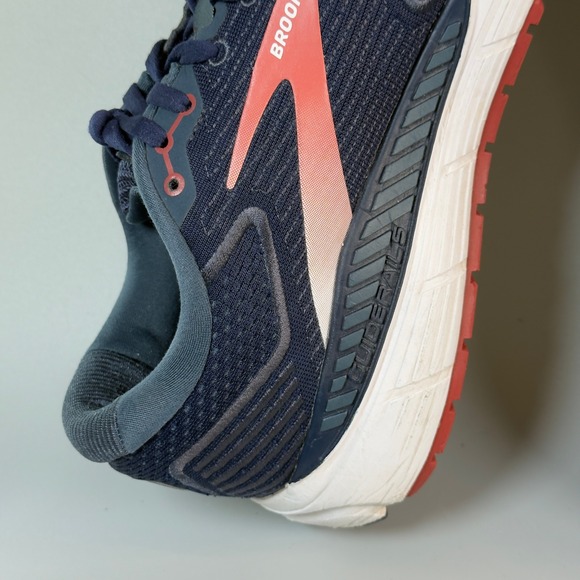 Brooks Beast 20 Mens 10 D Running Shoes Blue Purple Trainer Sneaker Lace Up Low - Picture 12 of 16